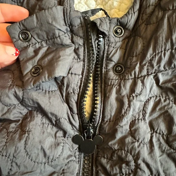 Mickey Mouse Fleece Lined Quilted Jacket - Picture 2 of 5